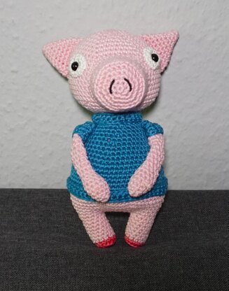 Amigurumi PDF Häkelanleitung Schweinchen