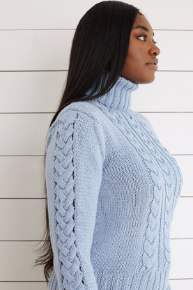 Buy Womens Aran Sweater Knitting Pattern Pdf Download Ladies Crop