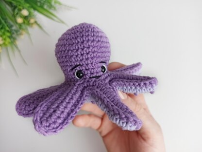 Octopus crochet pattern, easy crochet amigurumi octopus pattern