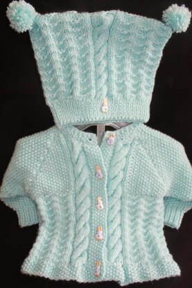 Ripples and Waves Baby Sweater