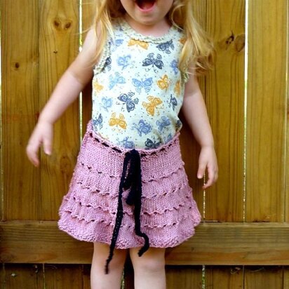 Summer Solstice Skirt - knitting pattern
