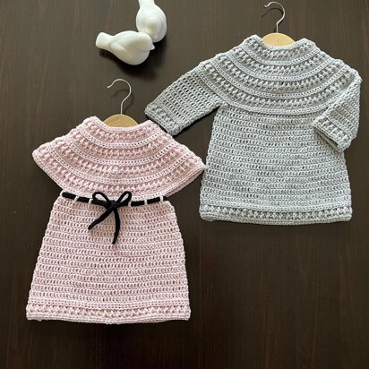 Crochet Dress PATTERN Pima Cotton Dress sizes up to 6 Years english Only -   Canada