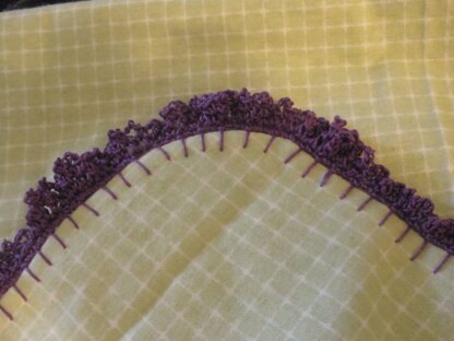 How to Crochet an Edging on an Unfinished Item