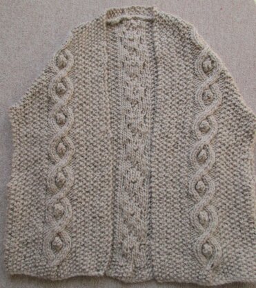 Cable Gilet Cape