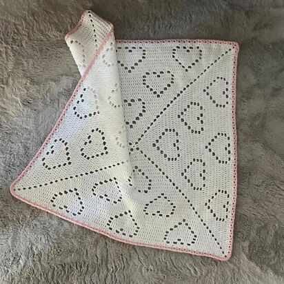 Bambino Hearts Baby Blanket