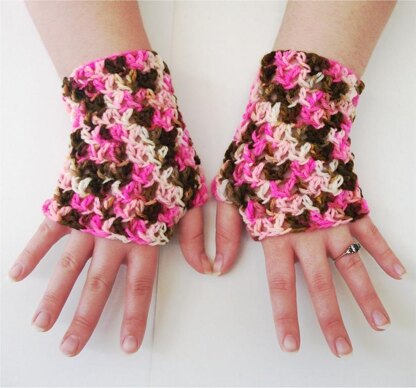 Lace Fingerless Gloves - Split DC