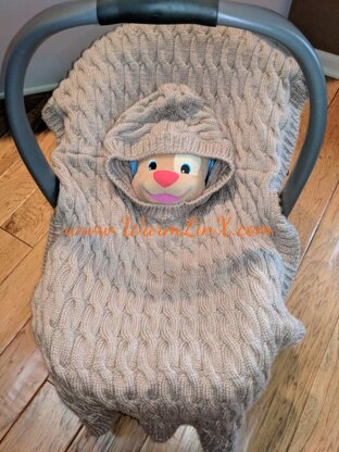 Little Mouse Car Seat Poncho