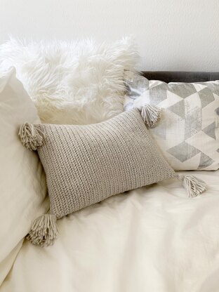 Over the Mountains Herringbone Pillow - The QUANUI