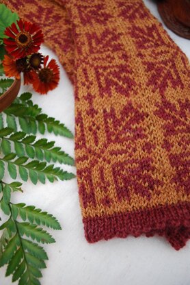 Maple Fall Fingerless Gloves