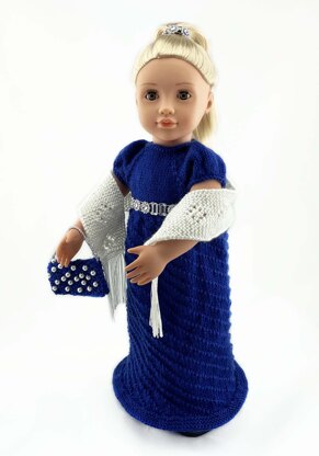 Dolls clothes knitting pattern for 46cm (18 inch) dolls - 19100