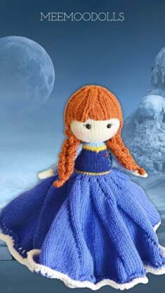 Meemoodolls Knitting Princess Anna
