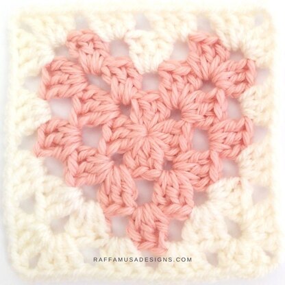 Hearts & Love Granny Square