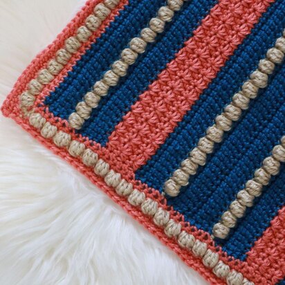 Pebbles and Stars Beach Throw