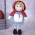 Doll Knitting Pattern - Red Riding Hood Layla