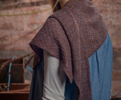 Textured Shawl in The Fibre Co. Meadow - Downloadable PDF