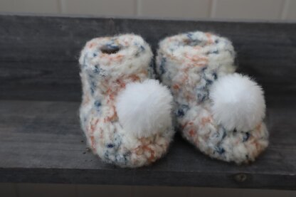Felted Baby Bootie