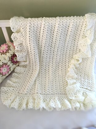 Heirloom Lace Baby Blanket