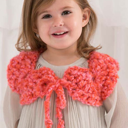 Child Perfect Shrug in Red Heart Baby Clouds Solids - LW4584 - Downloadable PDF