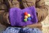 Rainbow Bobble Muff