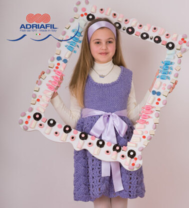 Moena Dress in Adriafil Candy