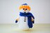 Percy the Snowman Doll Knitting Pattern - Toy Knitting Pattern