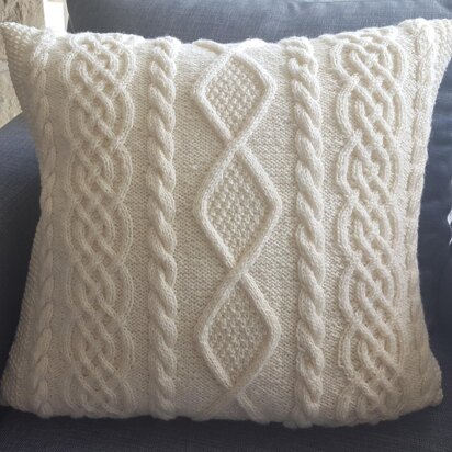 Carlingford - aran cushion cover