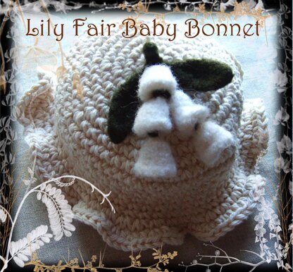 Lily Fair Baby Bonnet