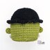 Frankake Frankenstein Cupcake Amigurumi Pincushion Pattern