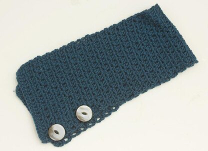 Crochet Buttoned Scarf Neckwarmer