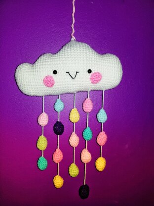 Cute rainy cloud