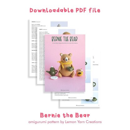 Bernie the Bear Crochet Pattern