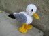 Crochet seagull