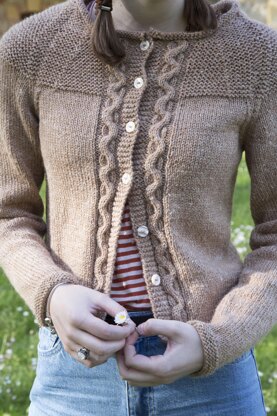 Wave Cable Cardigan