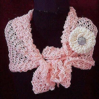 603 LACY KNIT SCARF, SHAWL, SNOOD, HAIRWRAP