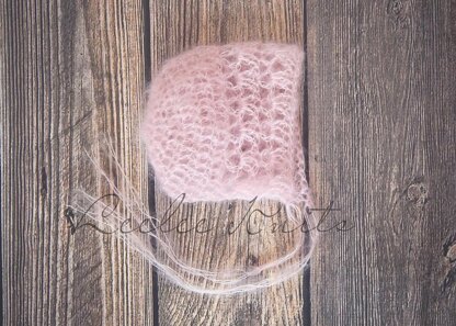 Crochet Mohair Bonnet
