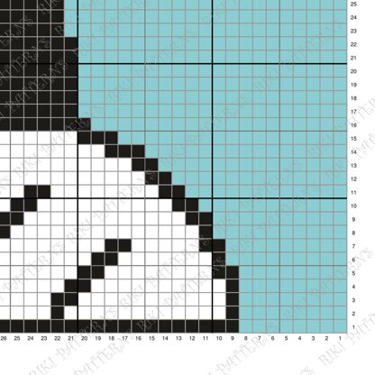 C2C Mickey Mouse Cartoon Blanket Turquoise Afghan Mortimer Throw Crochet PATTERN