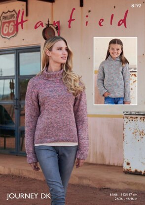 Jumper & Jacket in Hayfield Journey DK  - 8192 - Downloadable PDF