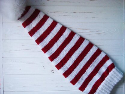 Striped Santa Hat