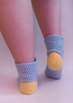 The 'Easter Bunny' crochet socks