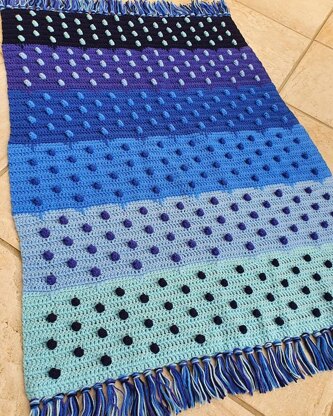 Little Bobble Blue Blanket - UK Terms