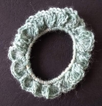 Scrap Sock Yarn Hair Scrunchie