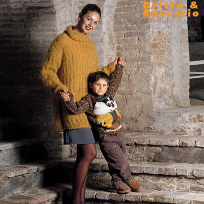 High Neck Pullover in Adriafil Kid Mohair - Downloadable PDF