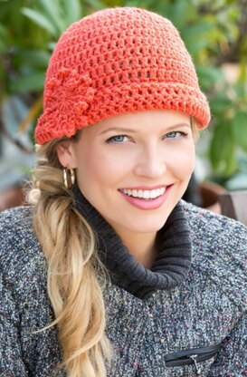 Judy's Hat in Red Heart Super Saver Economy Solids - LW3326