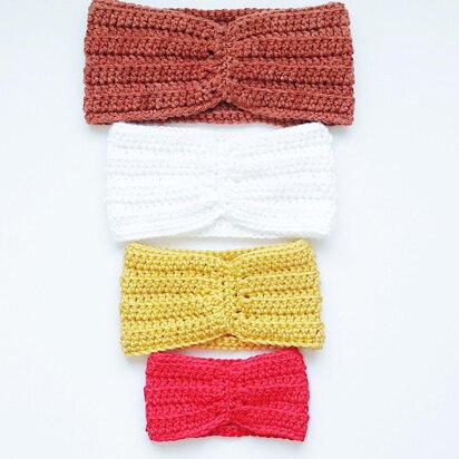 Turban Style Crochet Headband