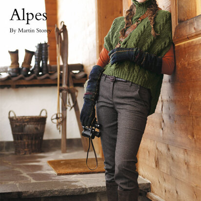 Alpes Collared Cape in Rowan Kid Classic - knitting pattern