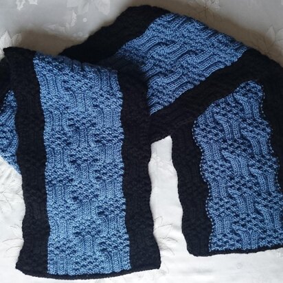 Wiggly Scarf - knitting pattern