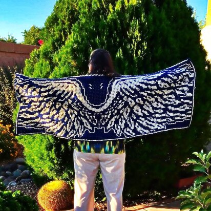 Wings are Freedom Shawl