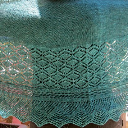 The Fetlar Wide Wingspan Shawl