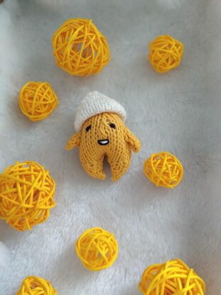 Gudetama knitting pattern.lazy egg