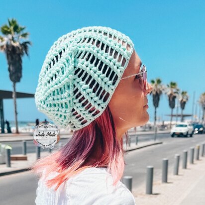 Summer slouchy beanie hat